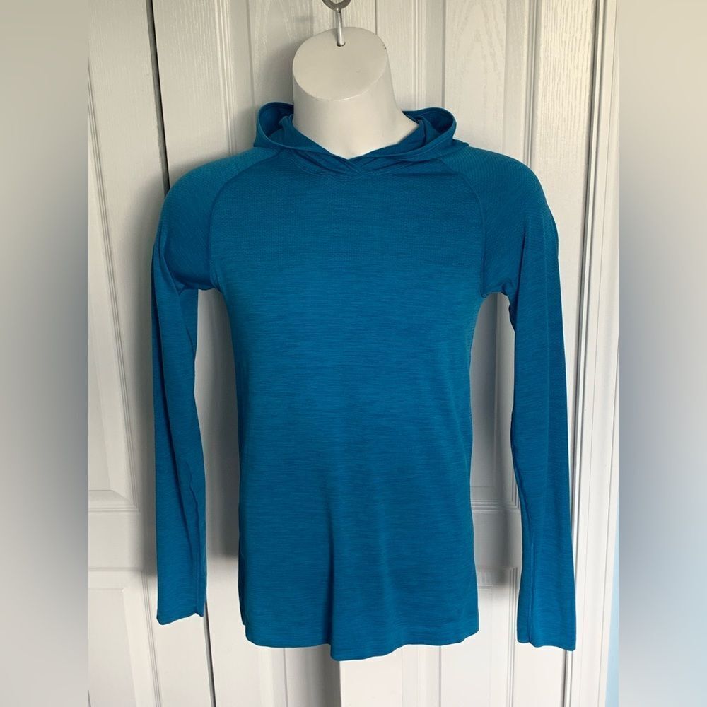 Blue Long Sleeve Lululemon Hoodie